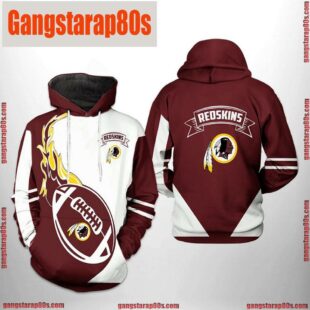 NFL Washington Redskins Classic All Over Print Unisex Hoodie