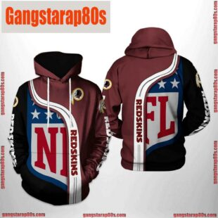 NFL Washington Redskins Team All Over Print Unisex Hoodie