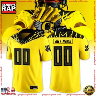 Oregon Ducks Game Custom Football Jersey