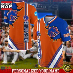 Personalized NCAA Boise State Broncos Team Logo Player Football Jersey