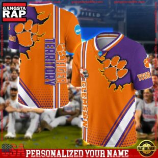 Personalized NCAA Clemson Tigers Team Logo Player Football Jersey