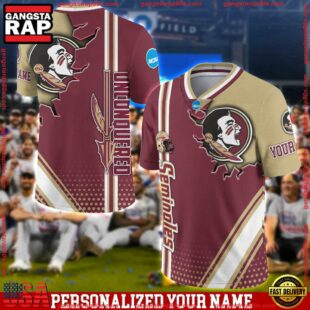 Personalized NCAA Florida State Seminoles Team Logo Player Football Jersey