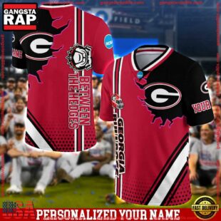 Personalized NCAA Georgia Bulldogs Team Logo Player Football Jersey