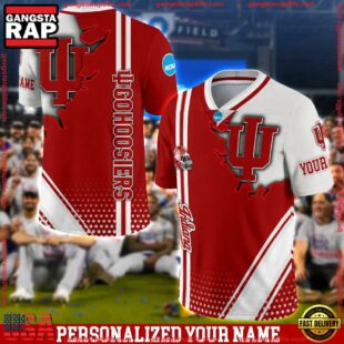 Personalized NCAA Indiana Hoosiers Team Logo Player Football Jersey