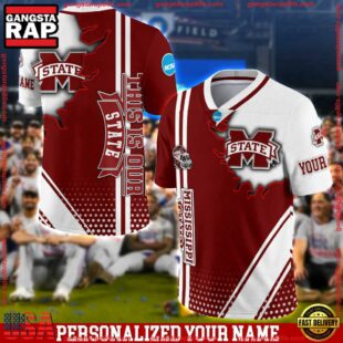 Personalized NCAA Mississippi State Bulldogs Team Logo Player Football Jersey