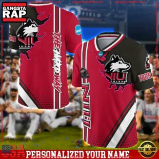 Personalized NCAA Northern Illinois Huskies Team Logo Player Football Jersey