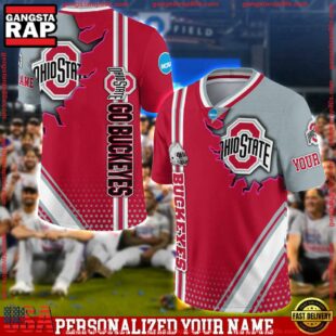 Personalized NCAA Ohio State Buckeyes Team Logo Player Football Jersey