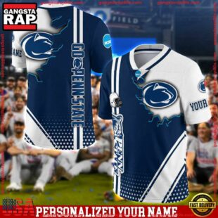 Personalized NCAA Penn State Nittany Lions Team Logo Player Football Jersey