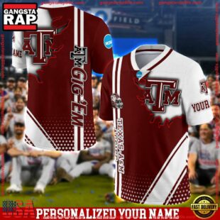 Personalized NCAA Texas ATM Aggies Team Logo Player Football Jersey