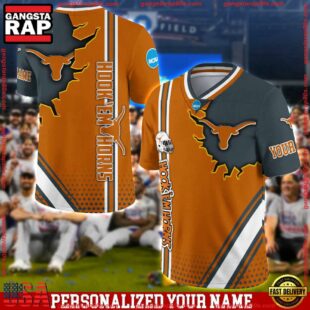 Personalized NCAA Texas Longhorns Team Logo Player Football Jersey