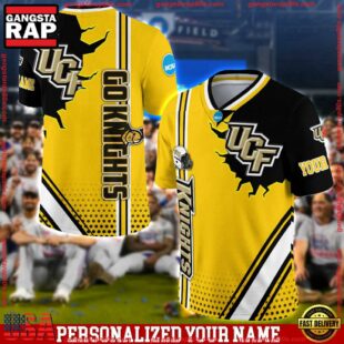 Personalized NCAA UCF Knights Team Logo Player Football Jersey