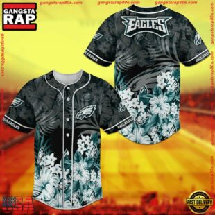 Philadelphia Eagles NFL Baseball Jersey Shirt