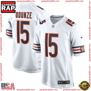 Rome Odunze White Chicago Bears Game Football Jersey