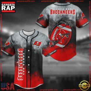 Tampa Bay Buccaneers NFL Baseball Jersey Shirt